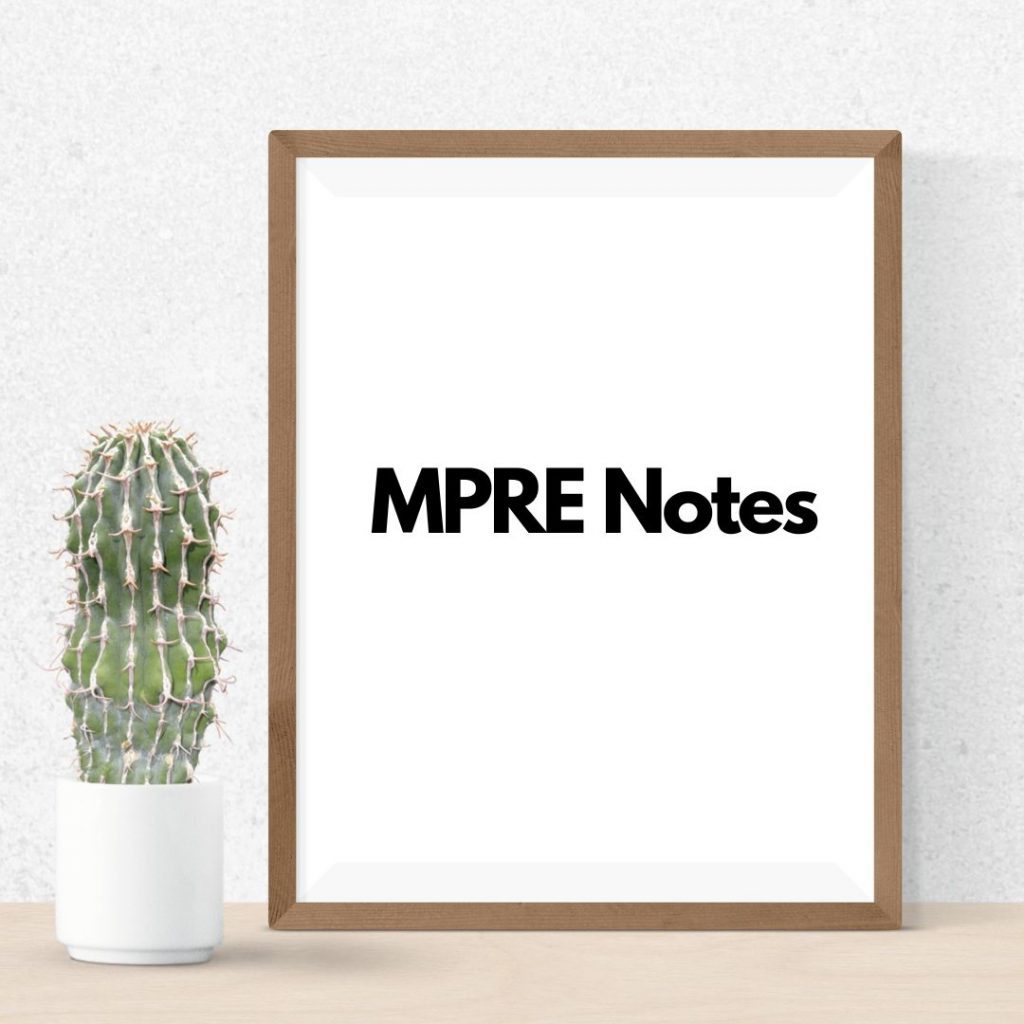 mpre notes