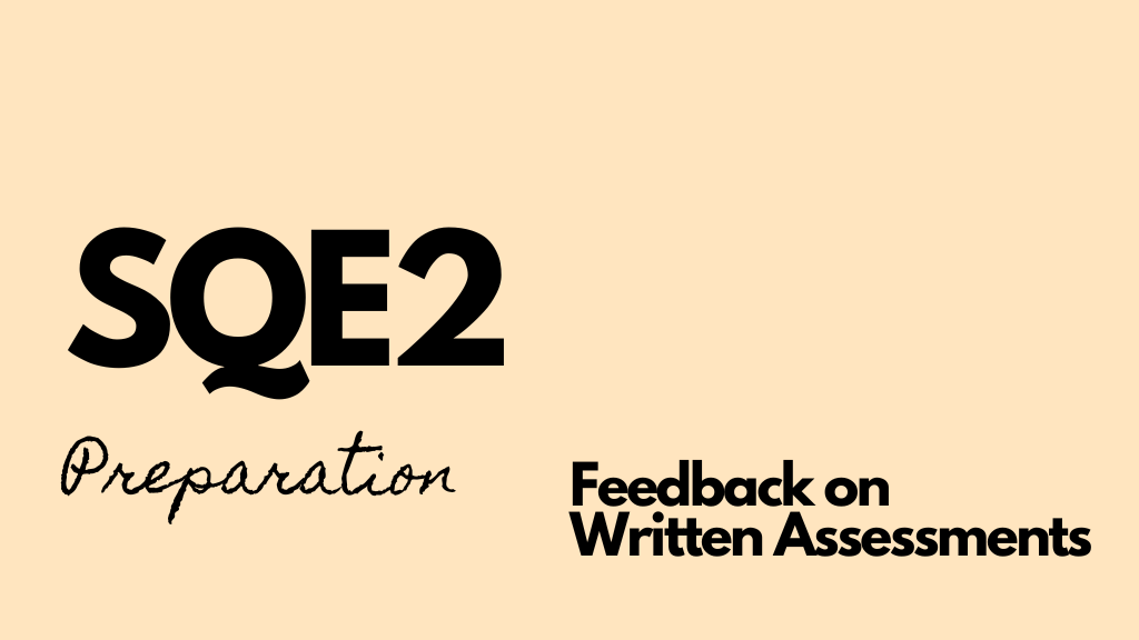 Written Feedback